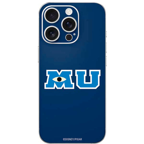Disney Monsters University MU Logo iPhone 16 Pro Skin